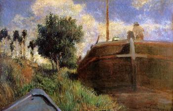 Paul Gauguin : Blue Barge
